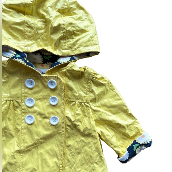 Gymboree Girls 12-24 Months  Yellow Rain Jacket - Picture 2 of 6